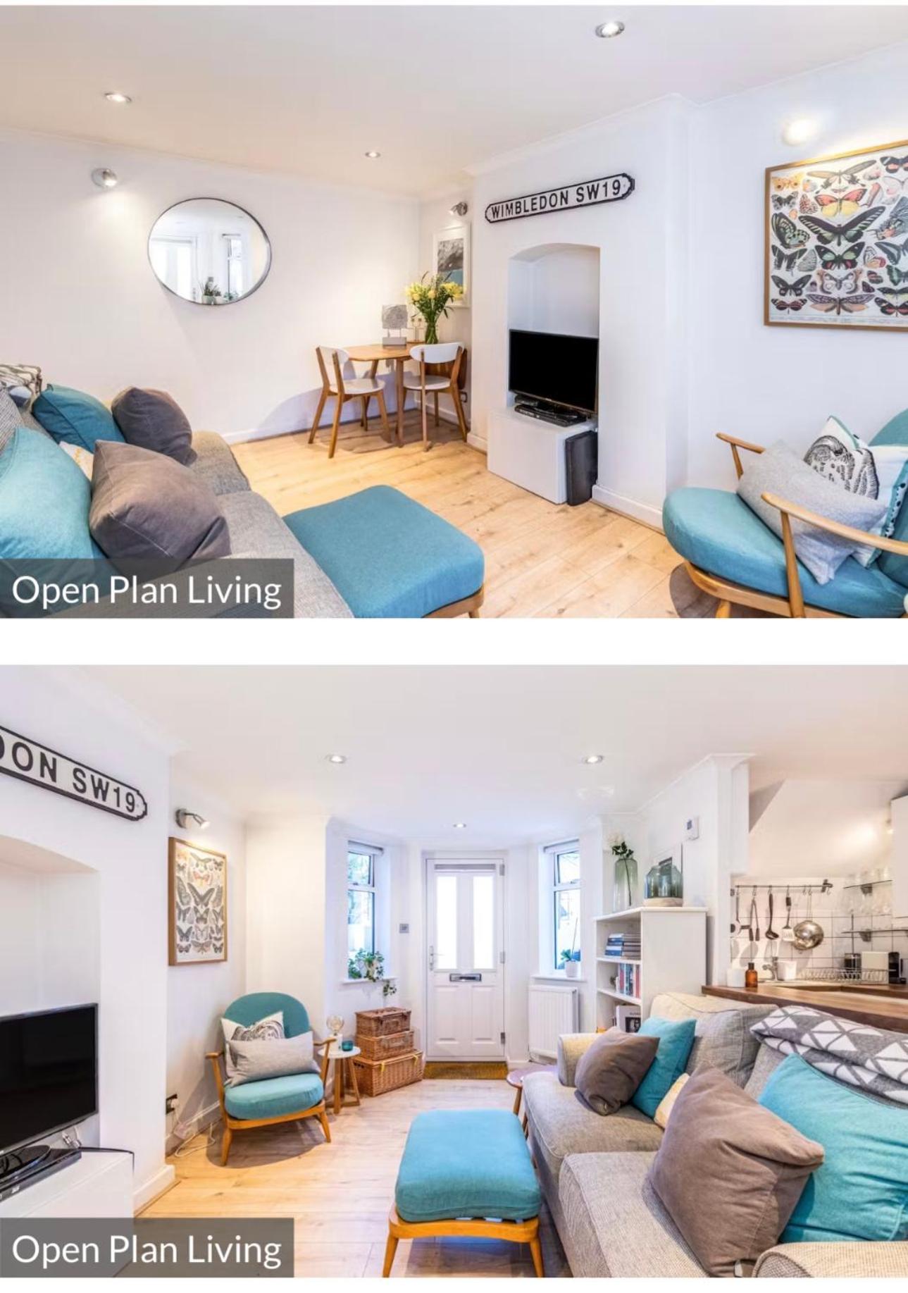 Stunning, Stylish Garden Flat In The Heart Of Wimbledon Apartment Londra Exterior foto